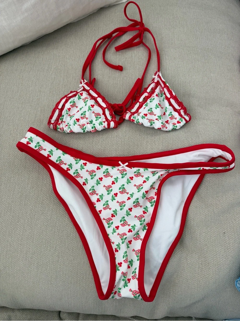pink by frankie’s bikini 3 piece set